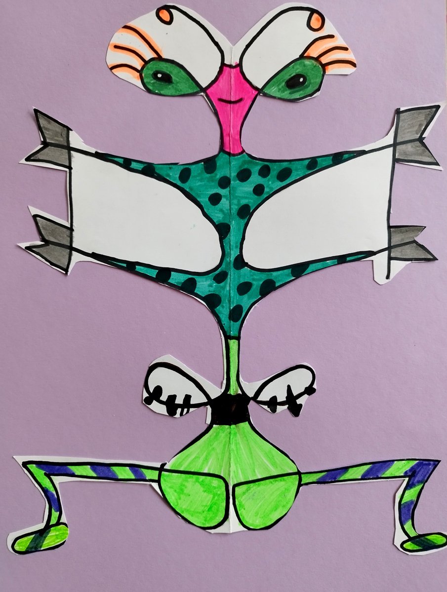 Namensmonster/ Mischtechnik
29,7x42 cm