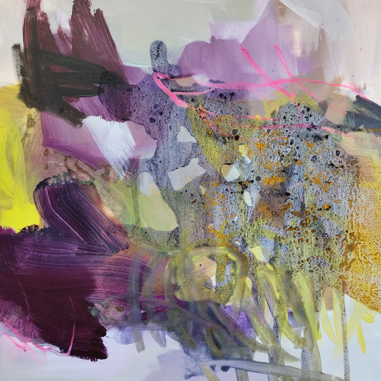 Acryl/ Pigmente auf Leinwand
50x50 cm