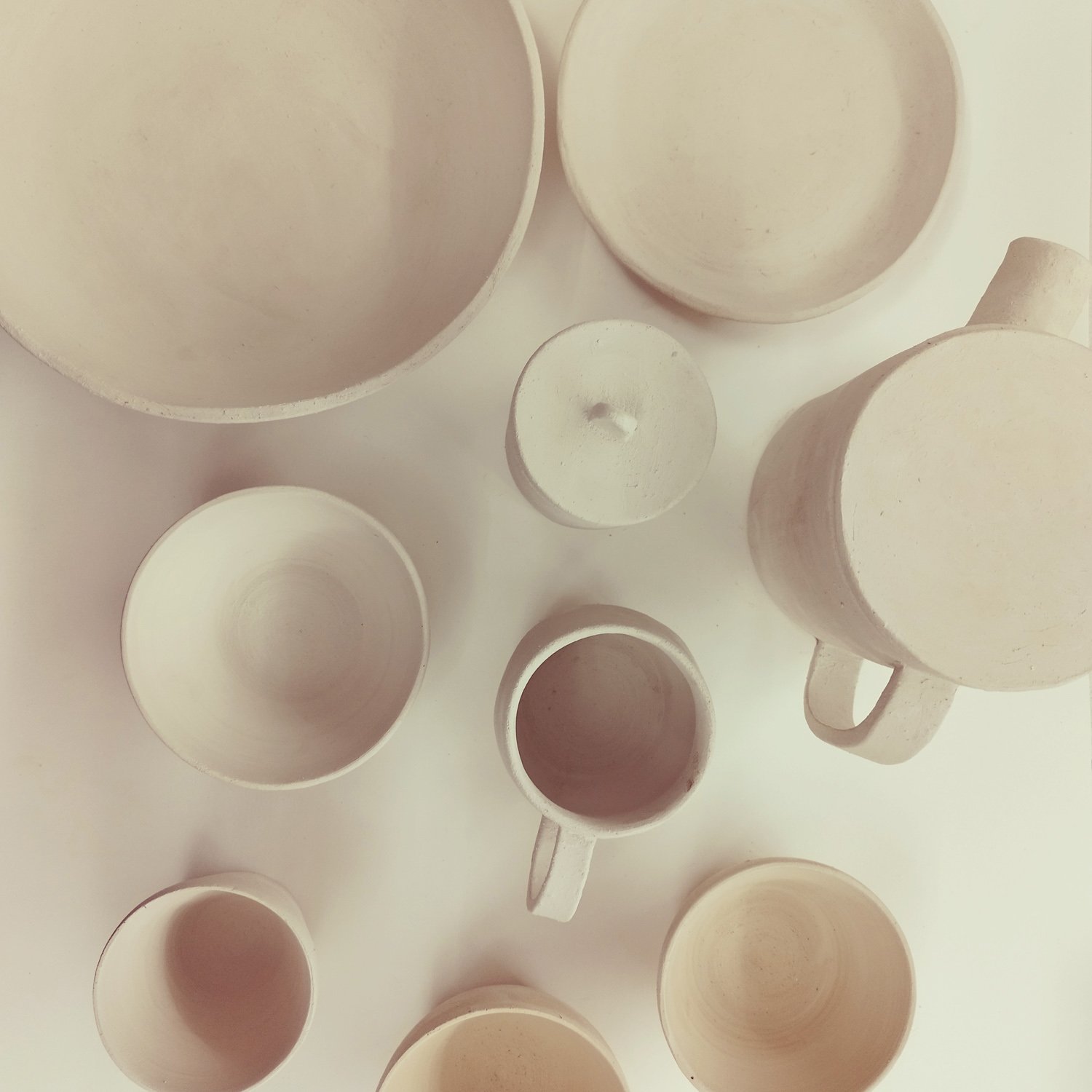 Keramik nach Schrühbrand